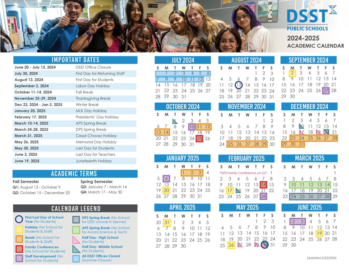 DSST Network Calendar 24-25 updated 2.22.24