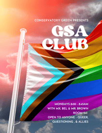 Multicolor Colorful Modern LGBTQ Pride Parade Flyer